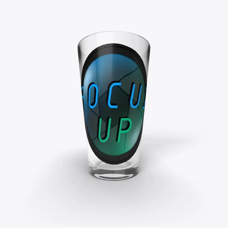 Focuz Up Beer Glass